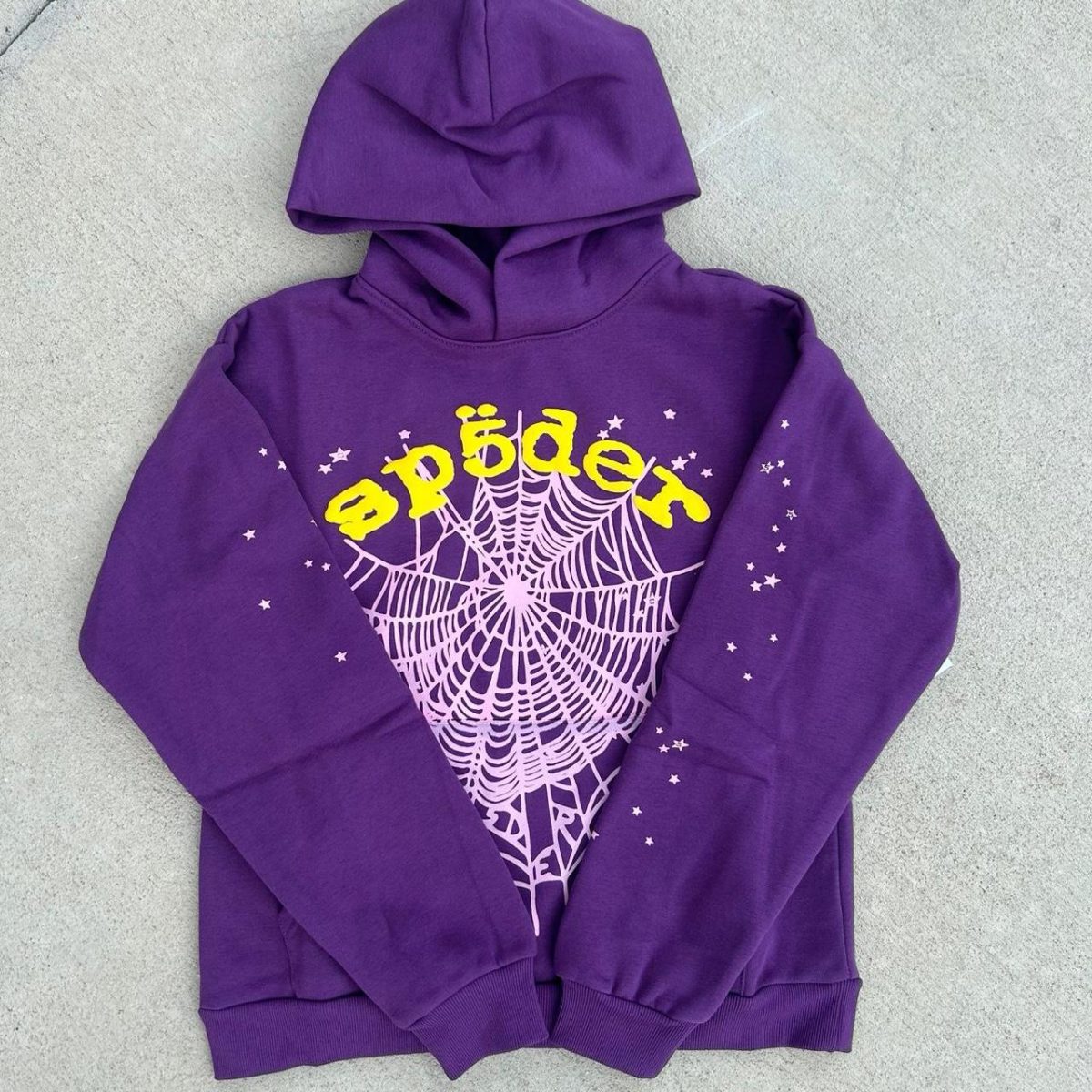 Spider Worldwide Men's Purple Hoodie - Image 1