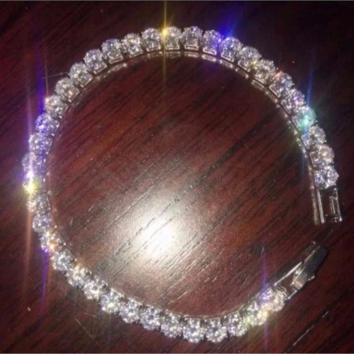 Gold Tennis Bracelet - Image 1