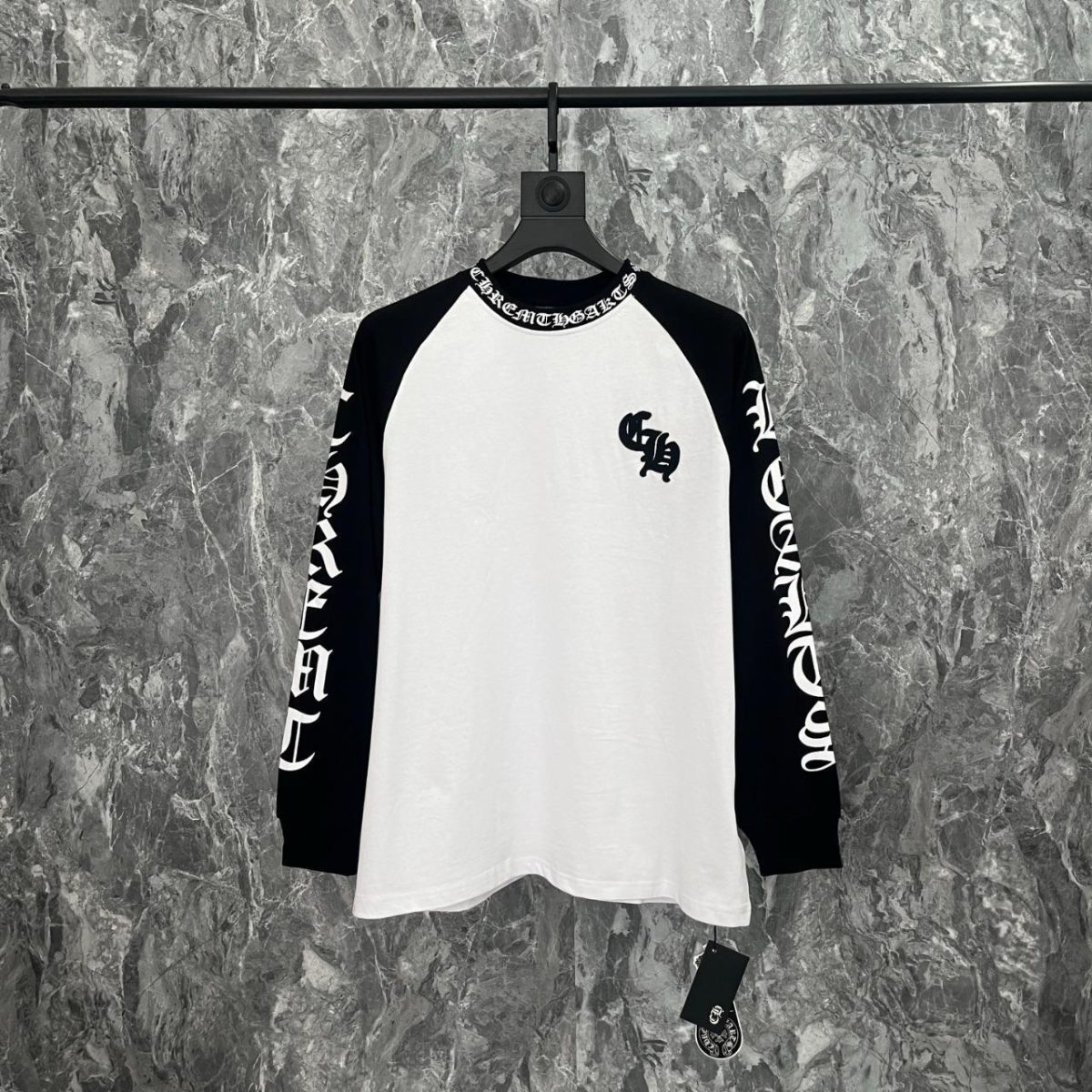 Chrome Hearts Men's White and Black T-shirt - Image 1