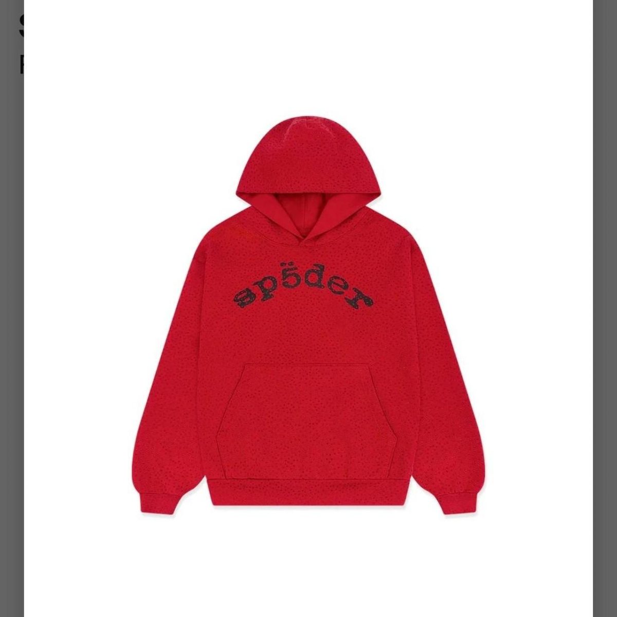 Spider Worldwide Men's Red Hoodie - Image 3