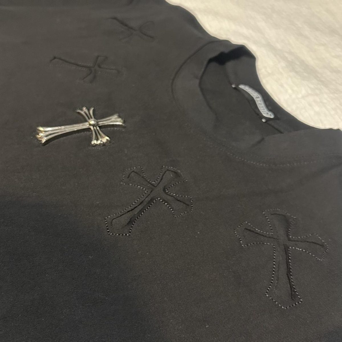 Chrome Hearts Men's Black T-shirt - Image 2