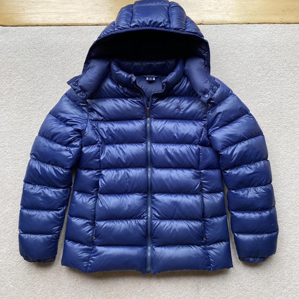 Polo Ralph Lauren Women's Blue and Navy Jacket - Image 1