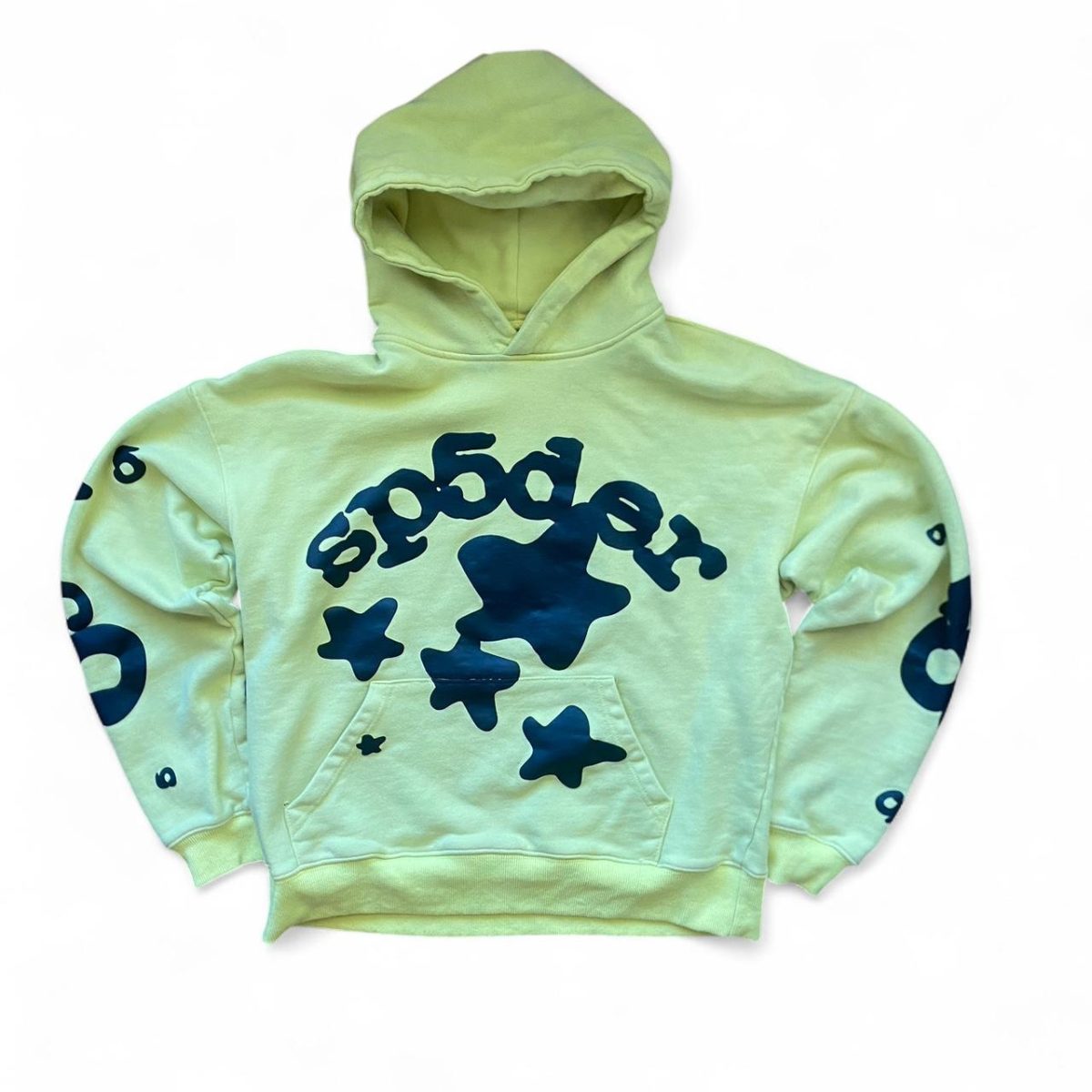 Men's Green and Yellow Hoodie - Image 1