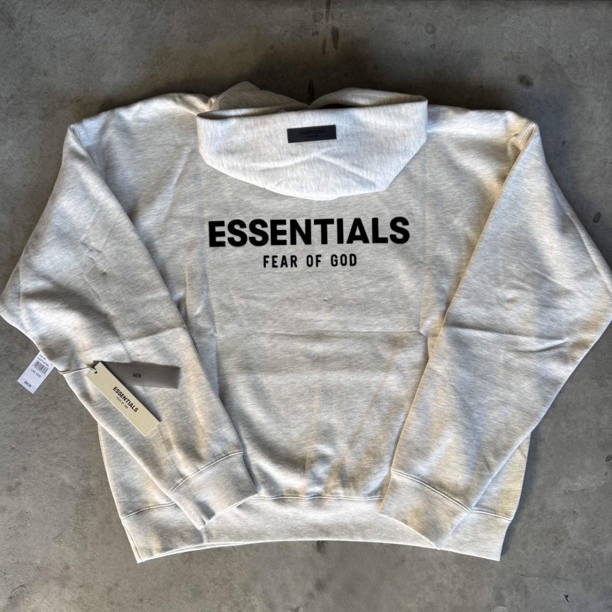 Fear of God Men's Grey and Black Hoodie - Image 1
