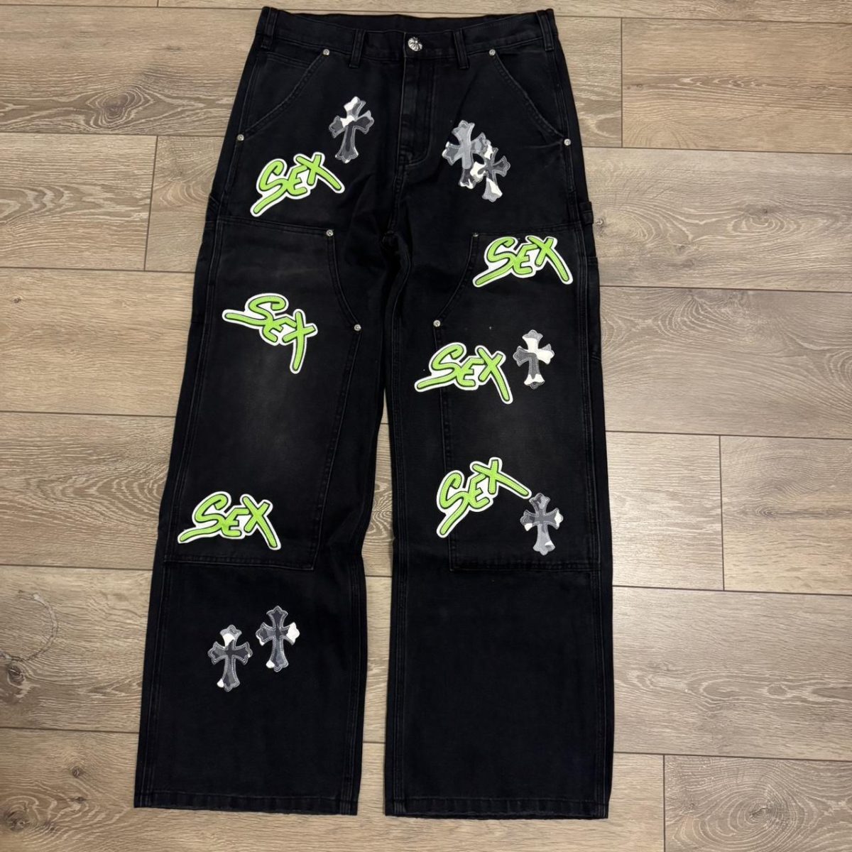 Chrome Hearts Men's Black Jeans - Image 1