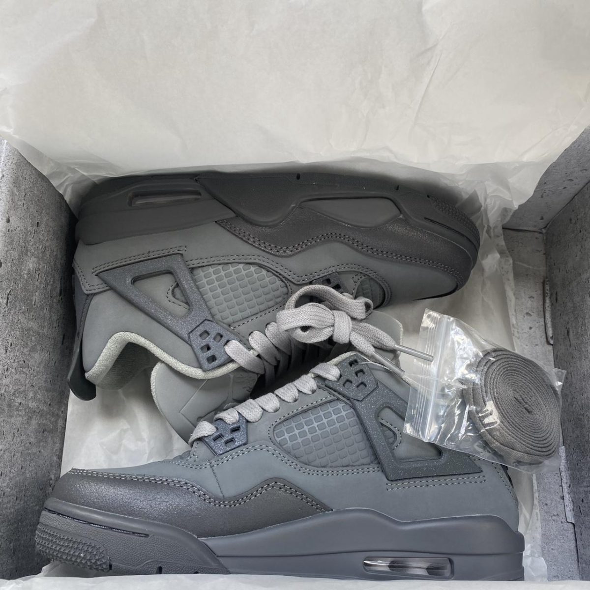 Jordan Women's Silver and Grey Trainers - Image 1