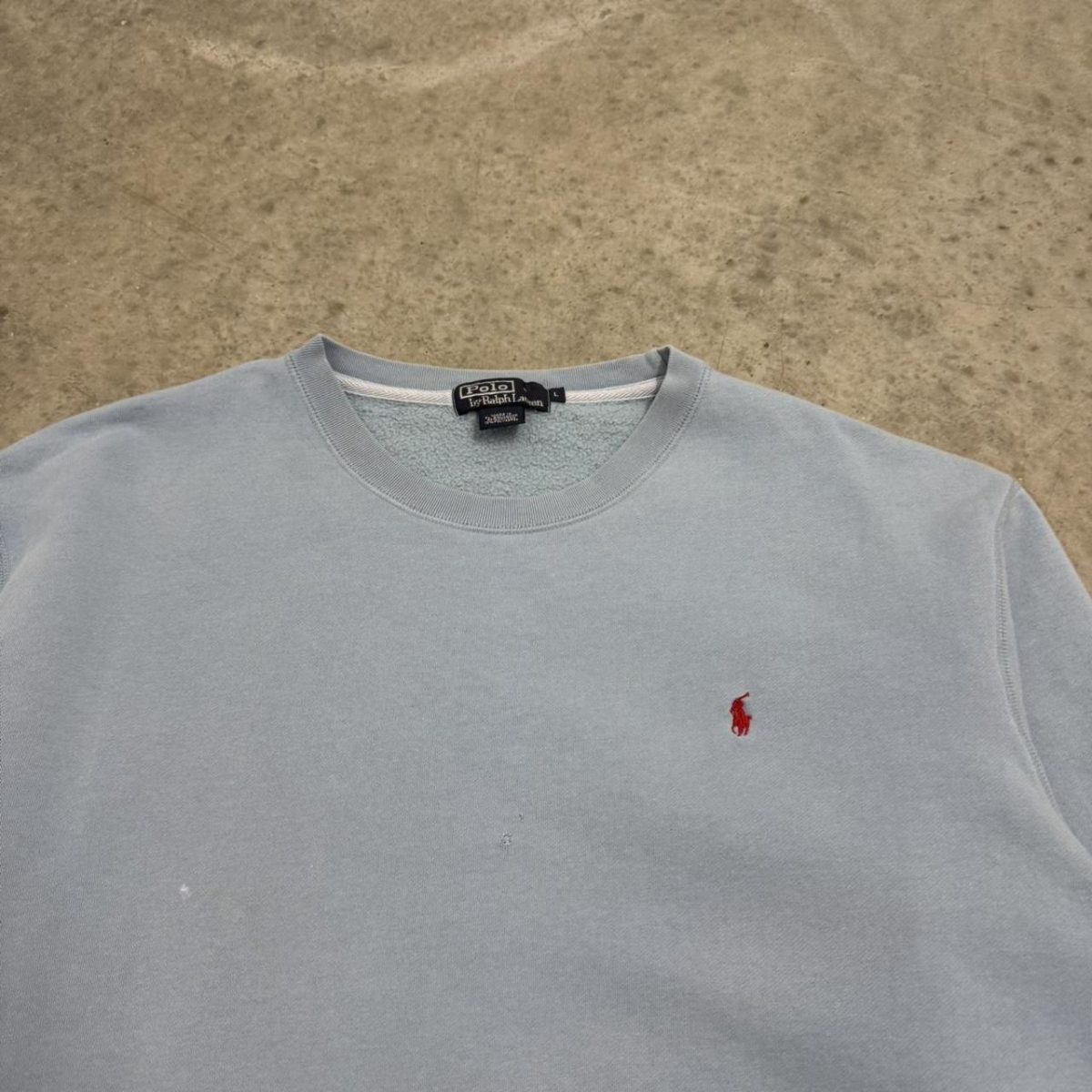 Polo Ralph Lauren Men's Blue Sweatshirt - Image 2