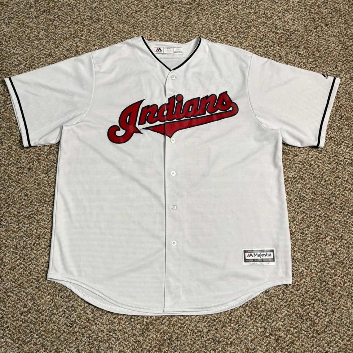 Majestic Athletic Men's White Top - Image 1