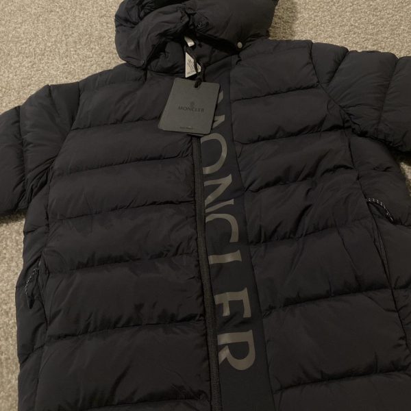 Moncler Men's Black and Navy Jacket