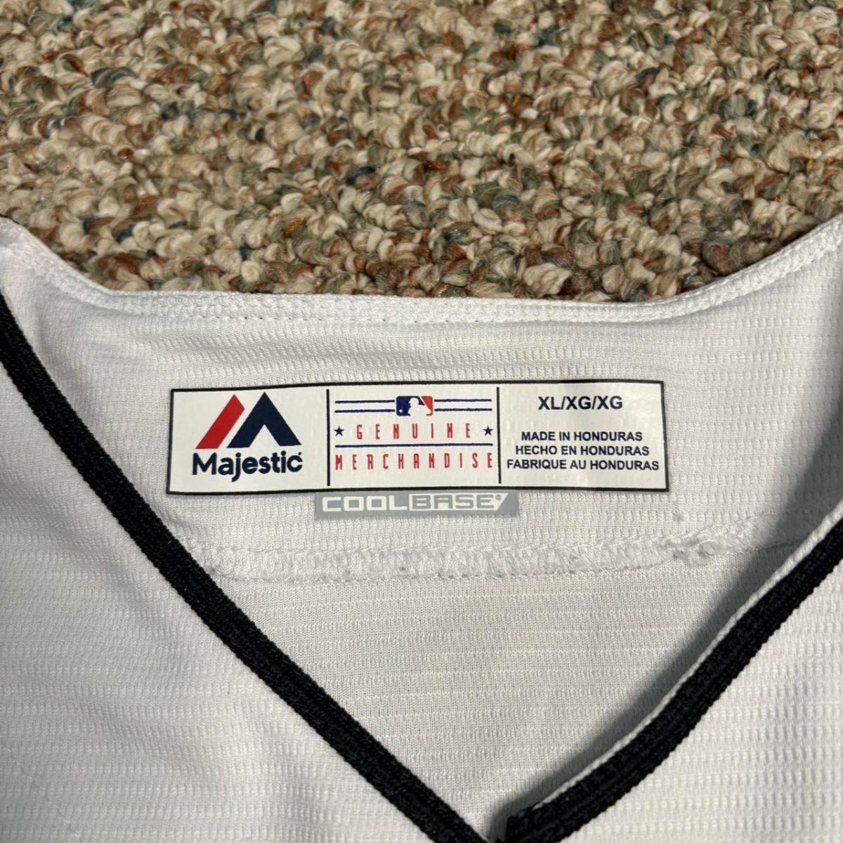 Majestic Athletic Men's White Top - Image 3