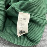 AMI Paris Men's Green Jumper - Image 4