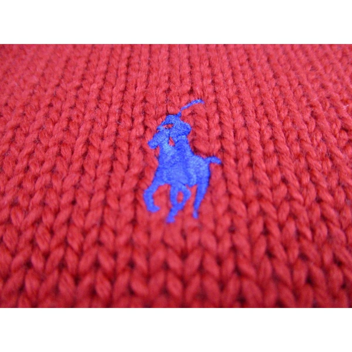 Polo Ralph Lauren Men's Red Jumper - Image 5