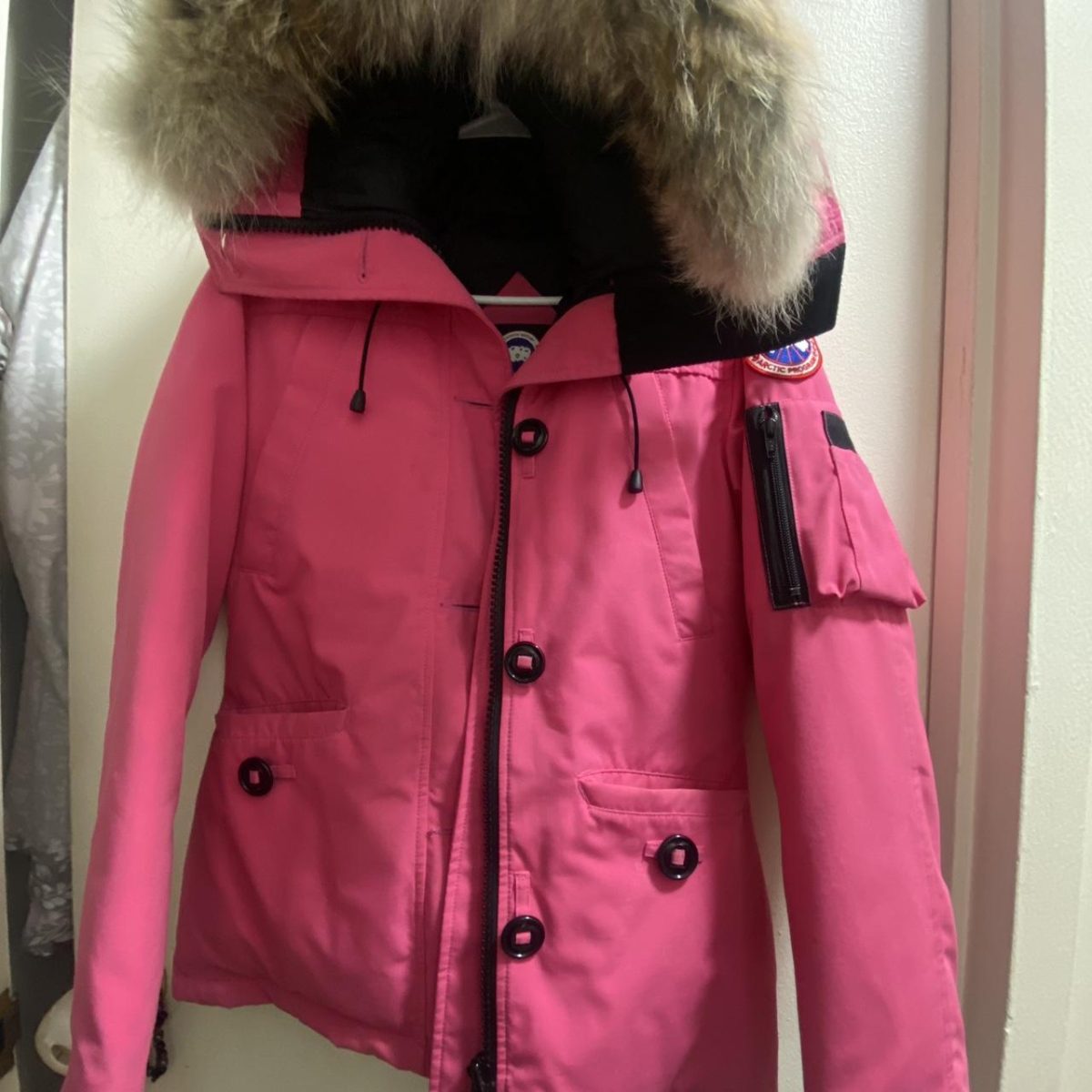 Canada Goose Women's Pink Coat - Image 1