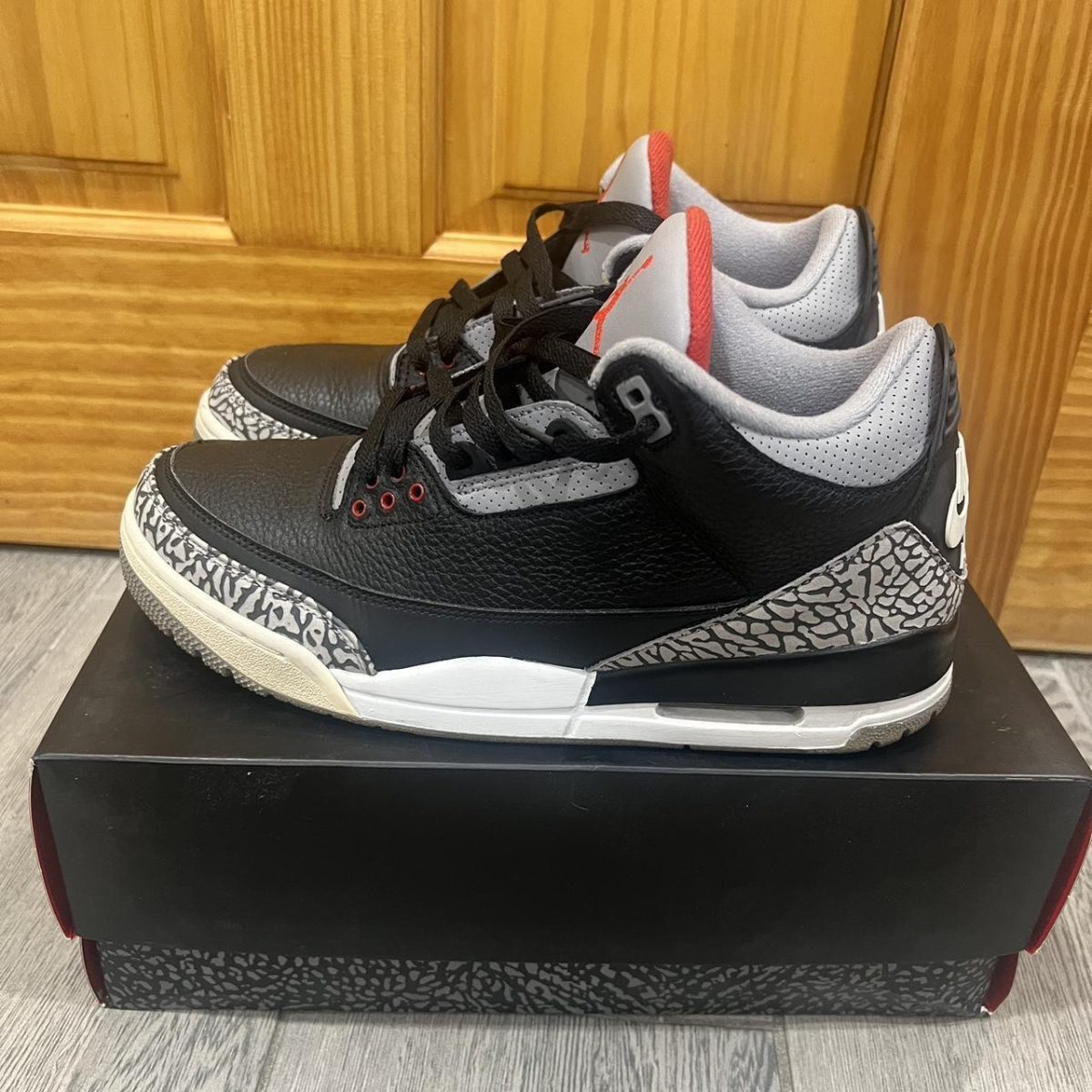Jordan Men's Black and Grey Trainers - Image 1