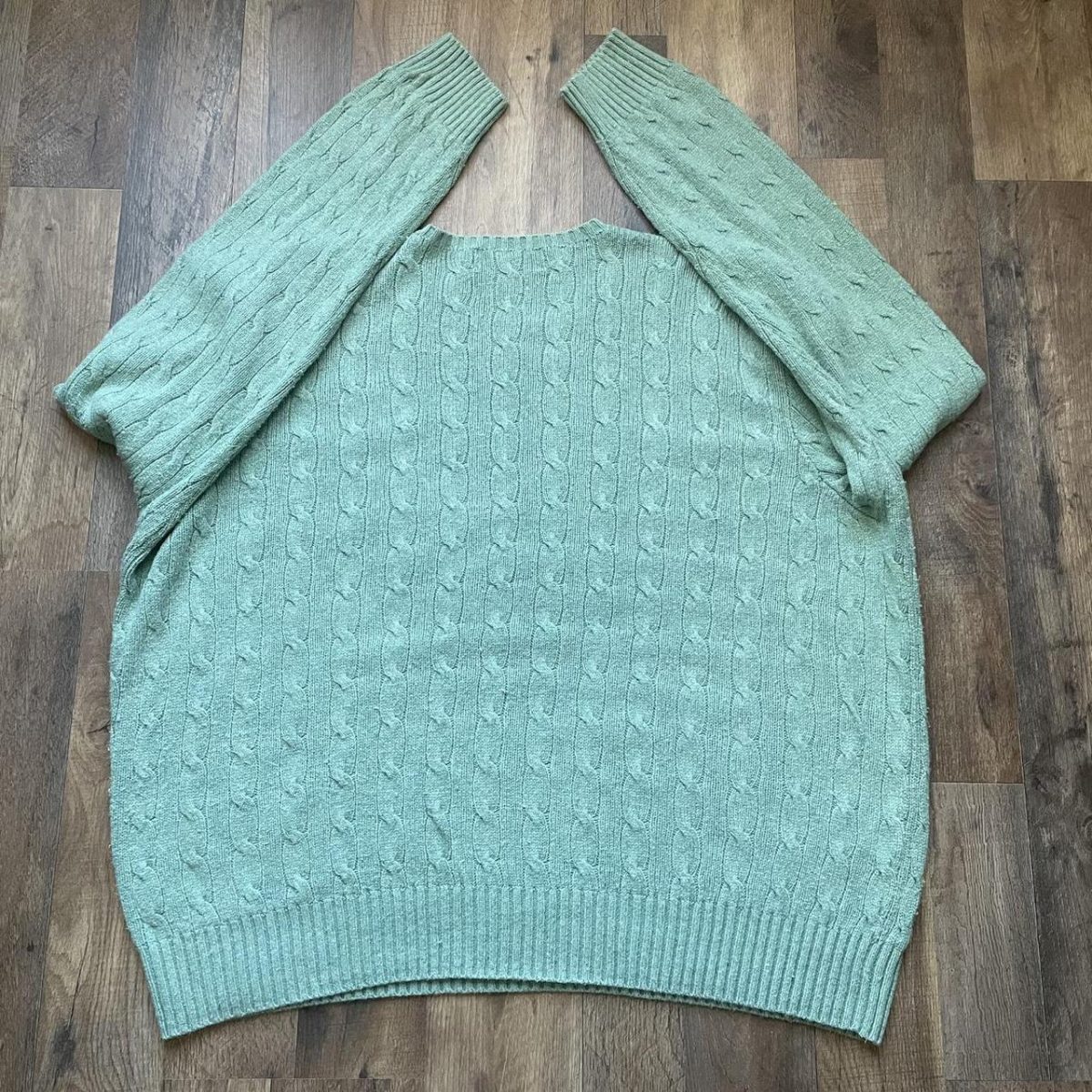 Polo Ralph Lauren Men's Green Jumper - Image 5