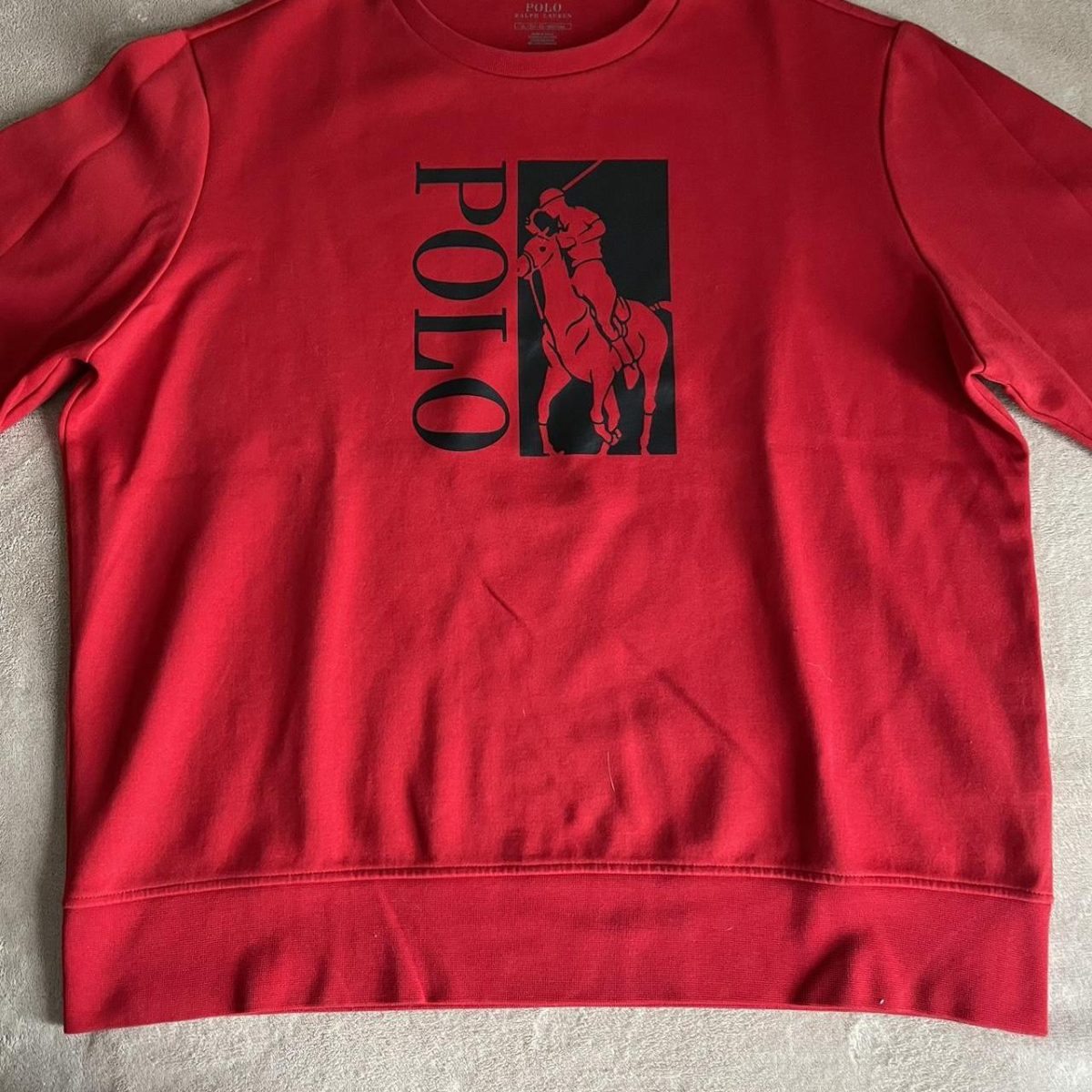 Polo Ralph Lauren Men's Red Sweatshirt - Image 1