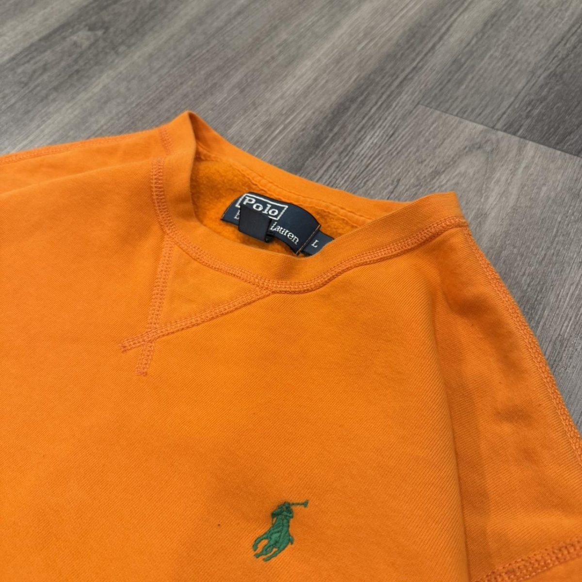 Polo Ralph Lauren Men's Orange Sweatshirt - Image 1