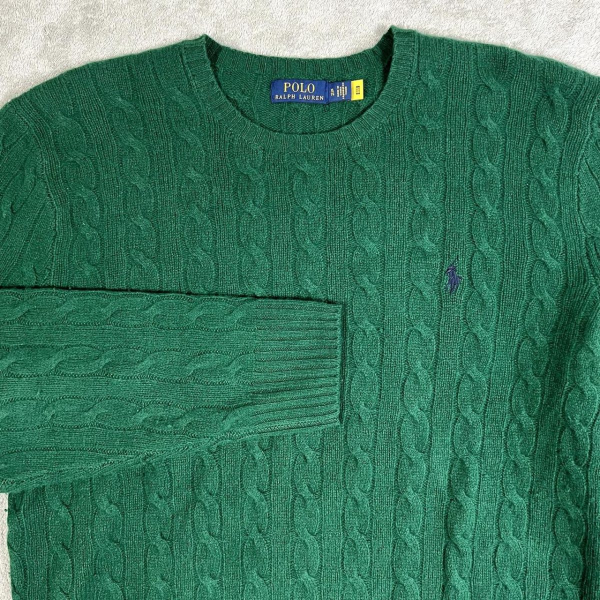 Polo Ralph Lauren Men's Green Jumper - Image 1