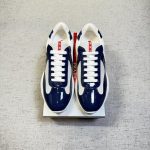 Prada Men's Navy Trainers - Image 4