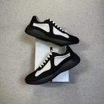 Prada Men's Black and Grey Trainers